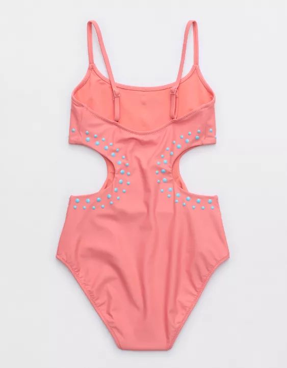 Aerie Cut Out Full Coverage One Piece Swimsuit | Aerie