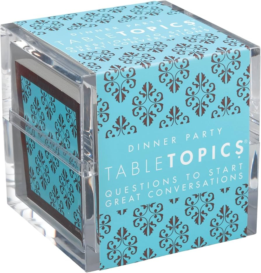 TableTopics Dinner Party Conversation Cards for Adults to Enjoy Getting to Know Each Other, 135 E... | Amazon (US)