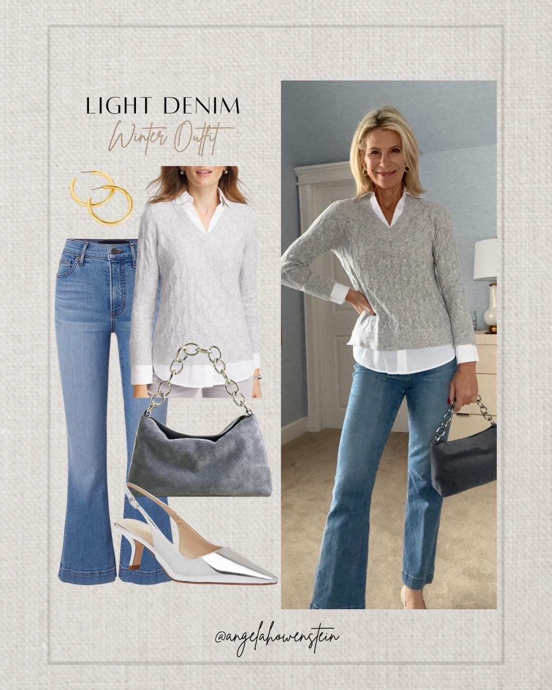 This is why I always keep light denim in rotation—even in winter. So easy to style, comfortable, and it makes getting dressed feel effortless.

#classiclook #casualoutfit #denimstyle #casualchic #winterstyle #everydayoutfit #ltkfinds



#LTKWorkwear #LTKOver40