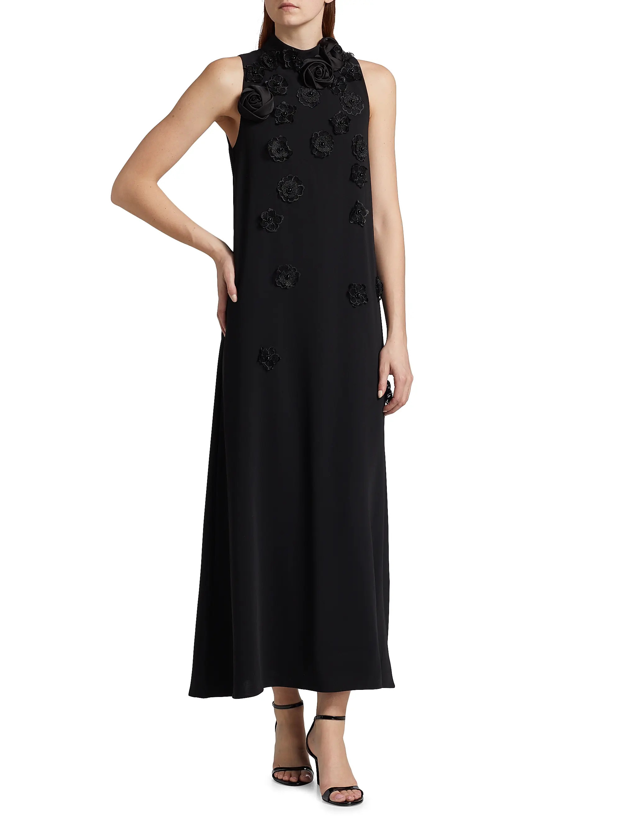 Lilydale Rosette Maxi Dress | Saks Fifth Avenue
