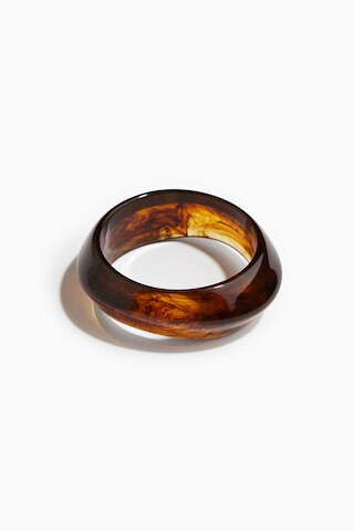 H & M - Chunky Bangle Bracelet - Brown | H&M (US + CA)