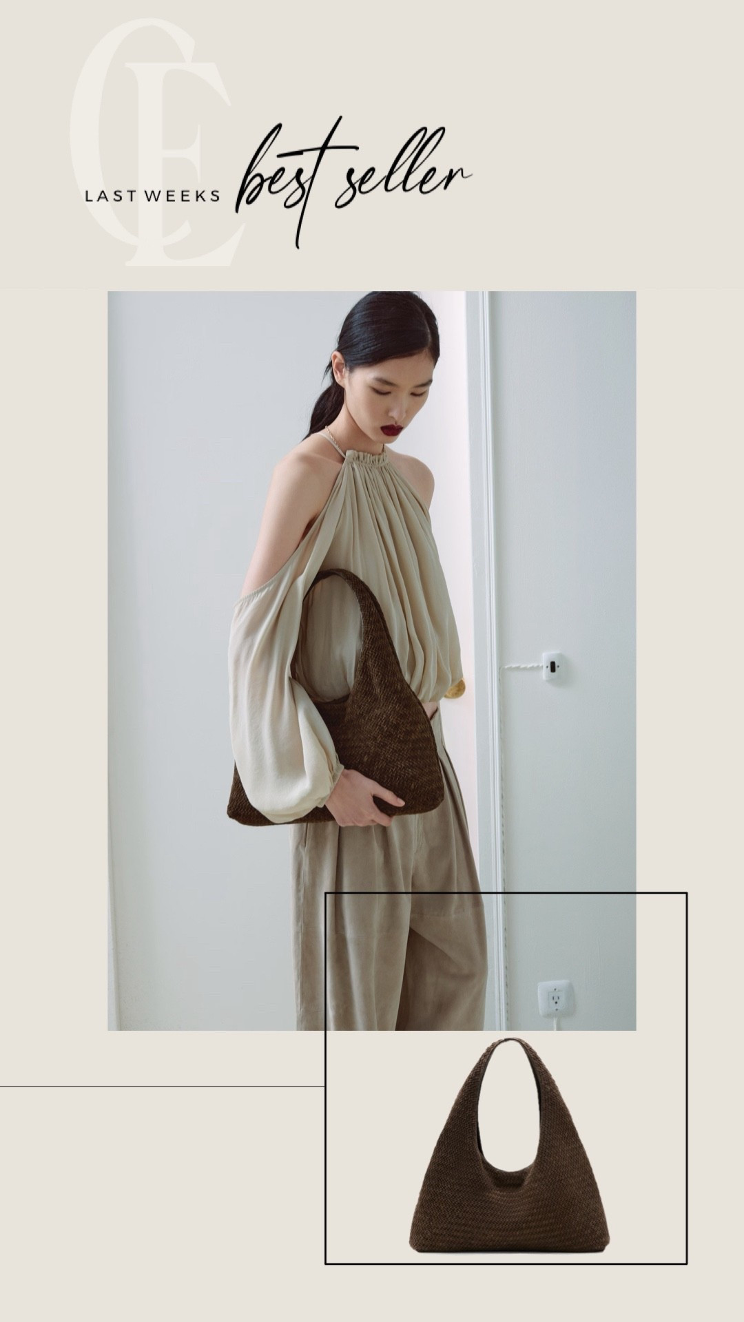 Braided leather shoulder bag 🤎

#shoulderbag #bag #handbag #mango #braided 

#LTKWorkwear #LTKootd #LTKgrwm