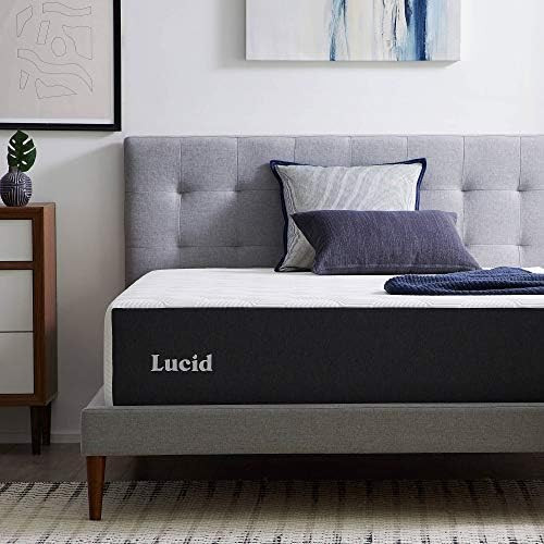 Lucid 14 Inch Memory Foam Mattress - Medium Plush Feel - Infused with Refreshing Bamboo Charcoal ... | Amazon (US)