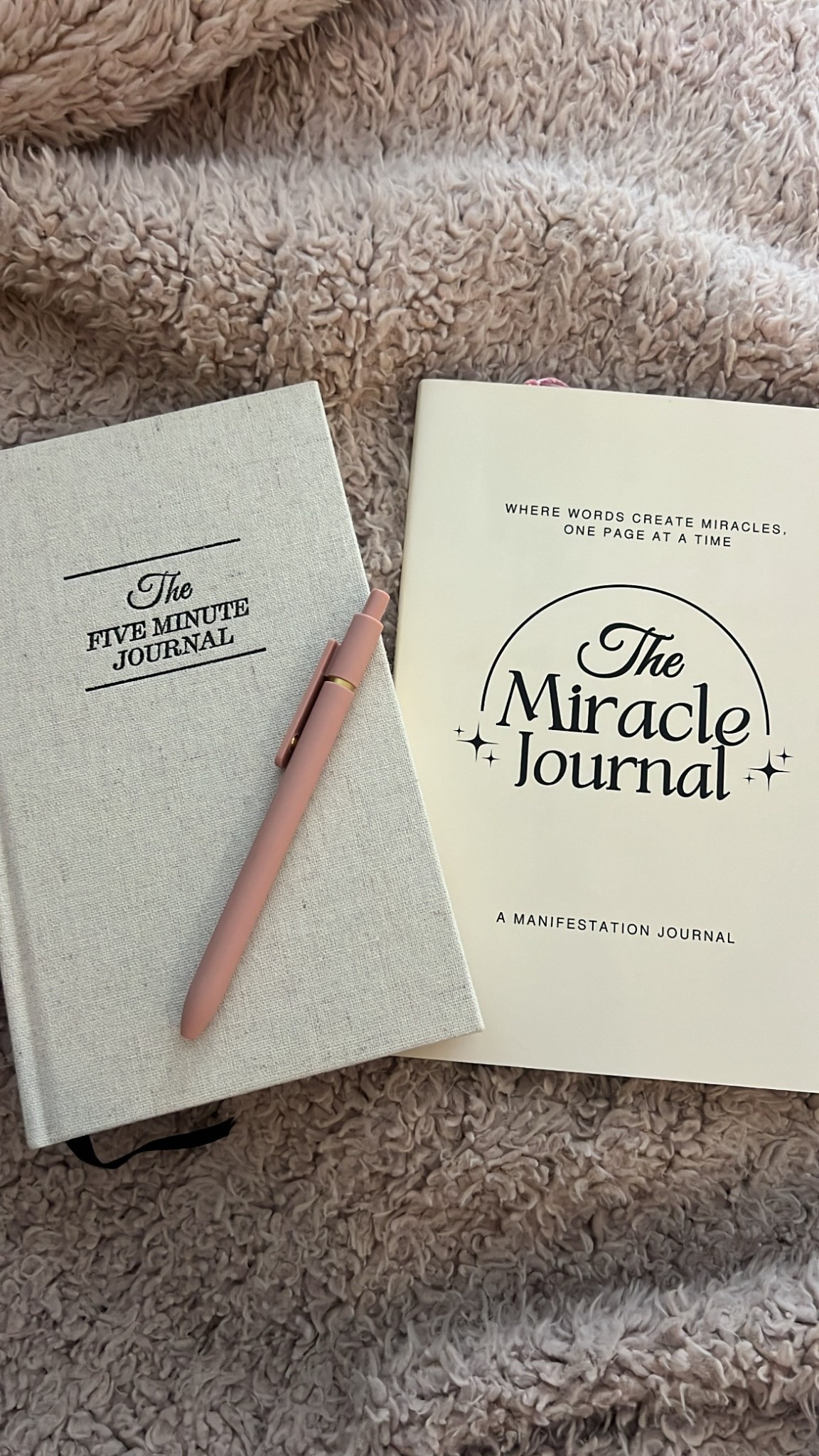 The five minute journal and The Miracle Journal with the prettiest, most fun-to-write-with pens 

#LTKFindsUnder50 #LTKGiftGuide #LTKHoliday