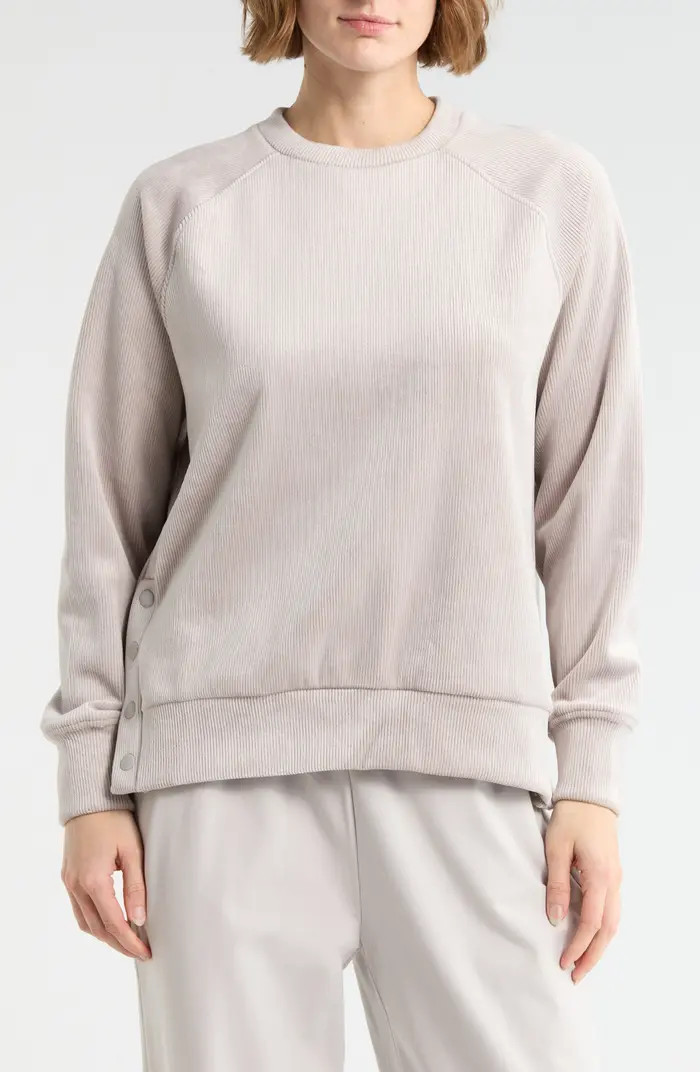 Sophie Dreamy Ribbed Velour Sweatshirt | Nordstrom Rack