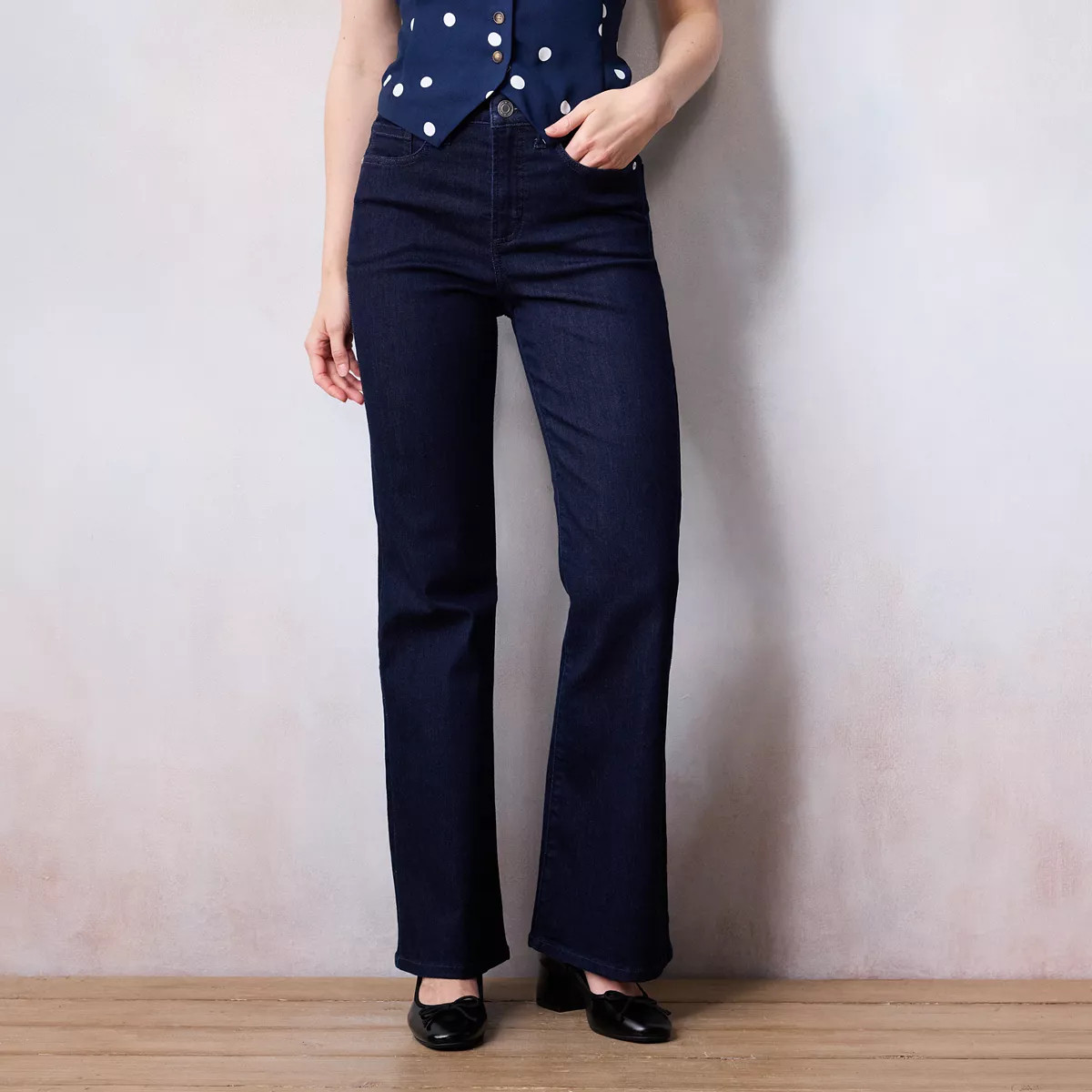 Women's LC Lauren Conrad Super High Waisted Flare Jeans | Kohl's