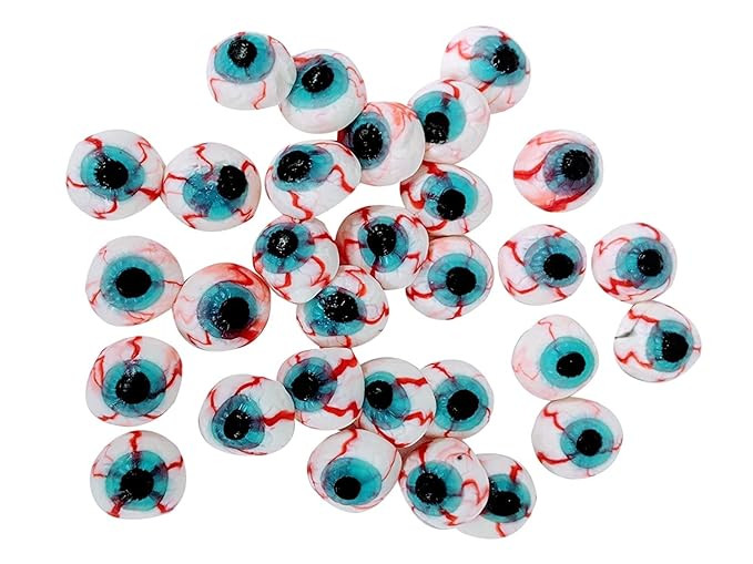 Gummy Eyeballs - 1LB Resealable Stand Up Candy Bag - Halloween Themed Bloody Eyeball Gummies - Sc... | Amazon (US)