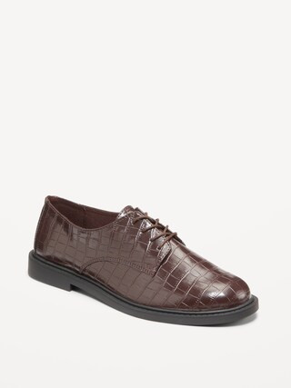 Faux Leather Oxford Shoe | Old Navy (US)