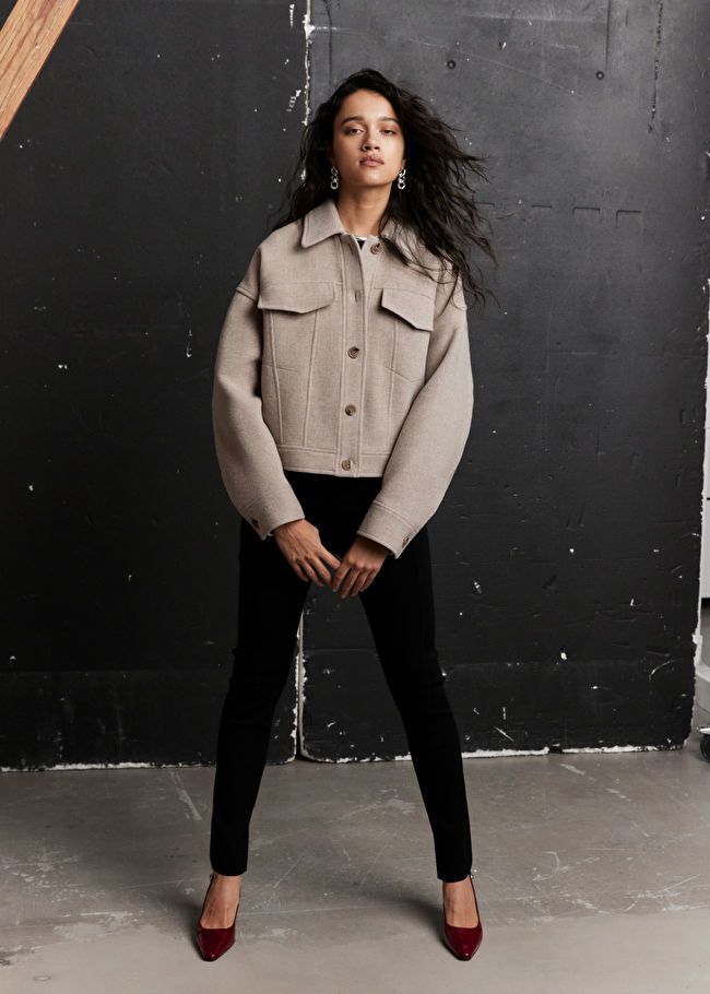 Collared Wool-Blend Jacket | & Other Stories US