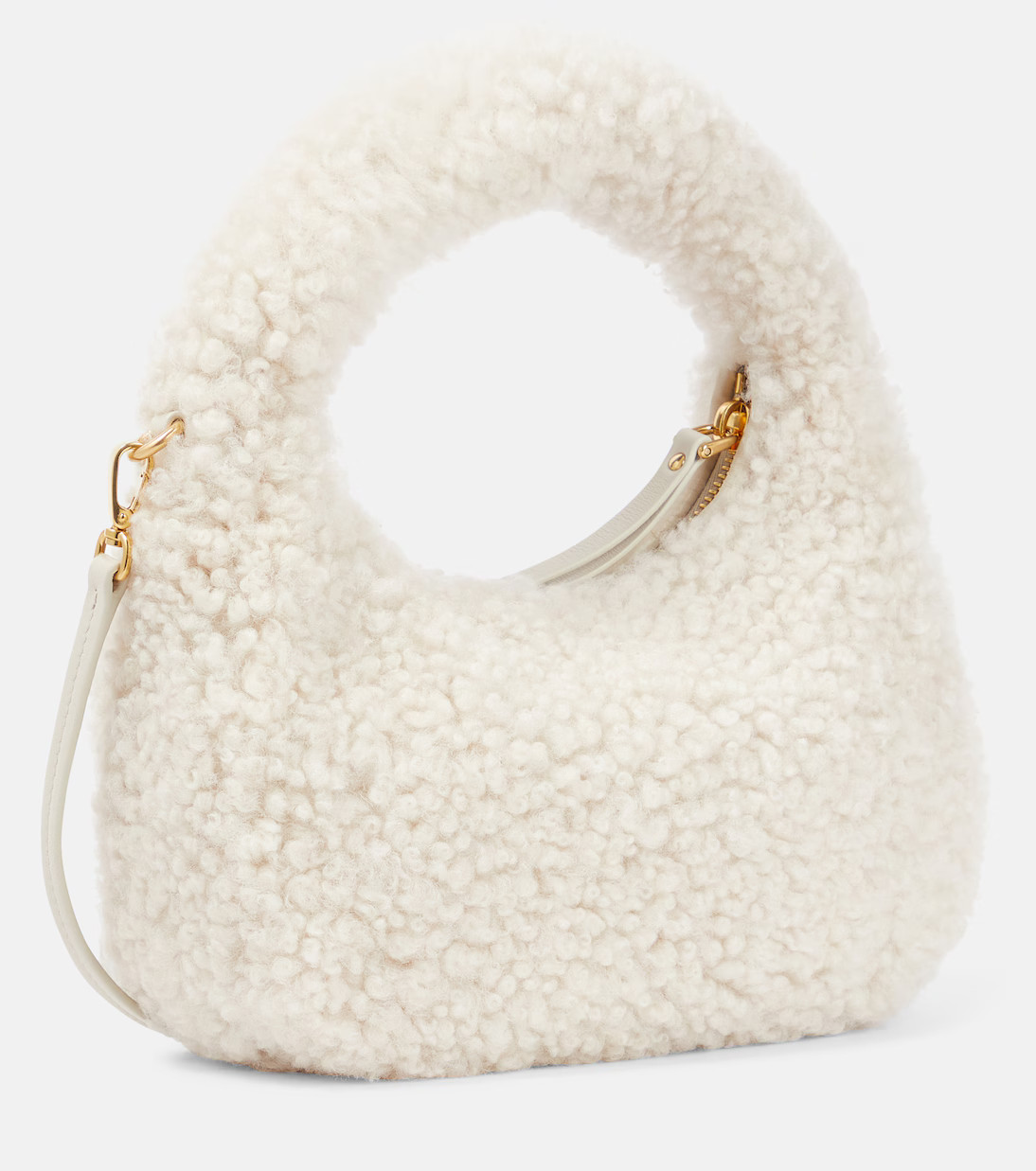 Wander Small shearling shoulder bag | Mytheresa (UK)