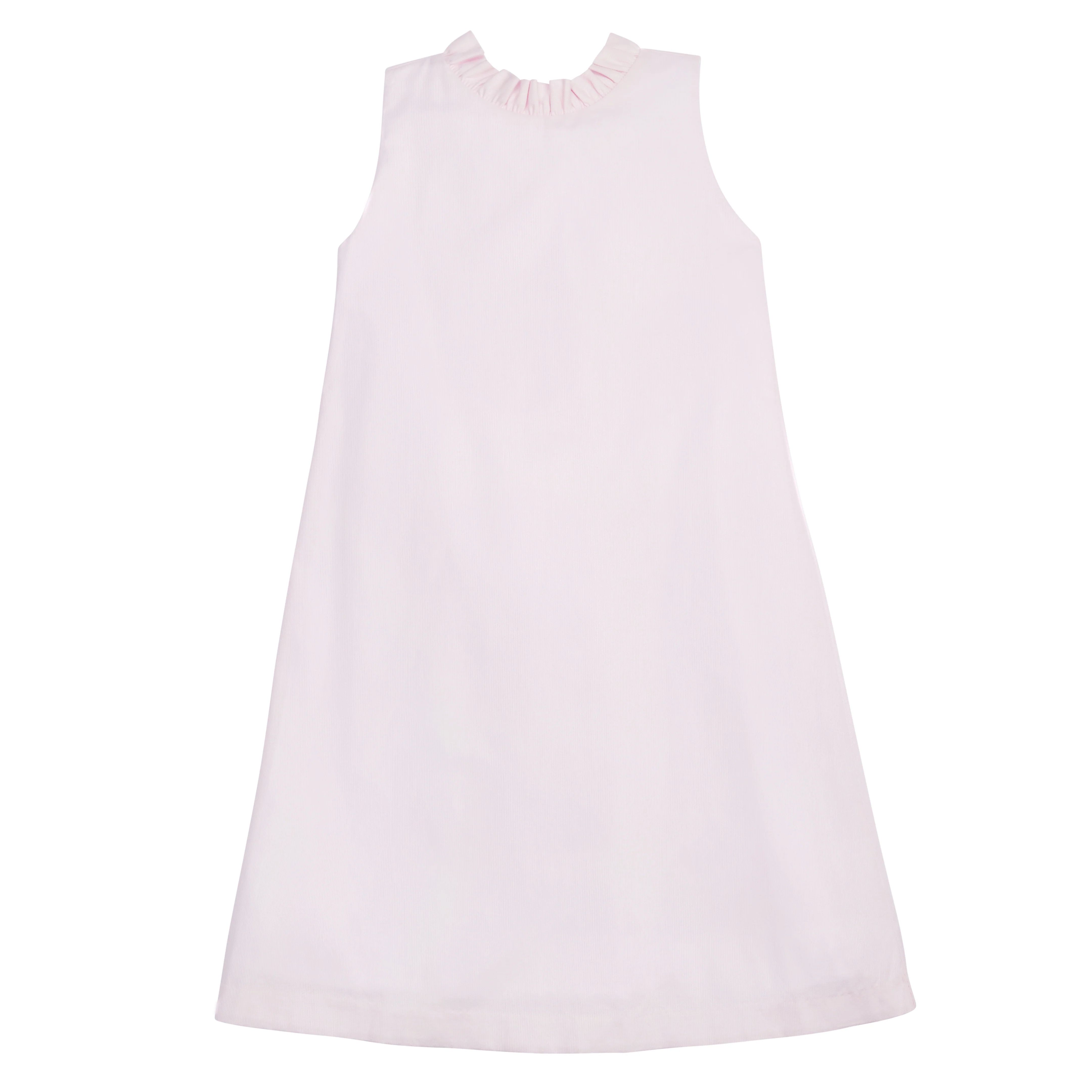 Pink Elizabeth Ruffle Neck Dress - Girl Bow Outfit | Little English