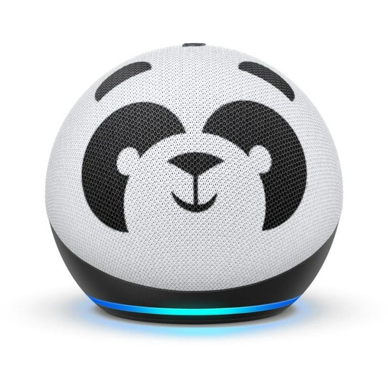 Amz_Echo Dot Kids Panda Smart Speaker, Fun Voices & Games, Parental Controls, Free Cleaning Cloth | Walmart (US)