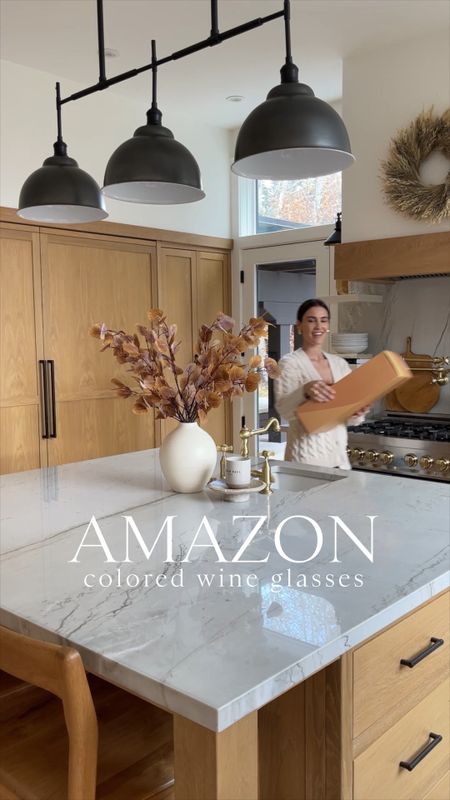 HOME \ Coming in hot with one of my favorite new Amazon kitchen finds - colored wine glasses!!😍😍 These beauties are perfect for a holiday tablescape and party🍷✨ I used them on my new Thanksgiving table setup🤎 

Here are 3 easy ways to SHOP👇🏻
1. Comment “shop” to get links sent directly to your DMs
2. Click the link in my bio @sbkliving and select “shop my reels”
3. Head over to my @shop.ltk shop and follow me “sbkliving”

#LTKVideo #LTKHoliday #LTKhome