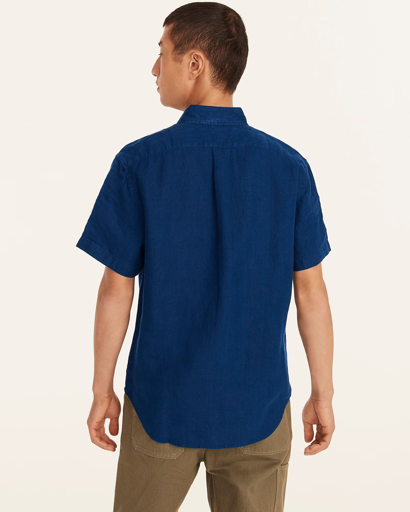 Short-sleeve Baird McNutt Irish linen shirt | J.Crew US