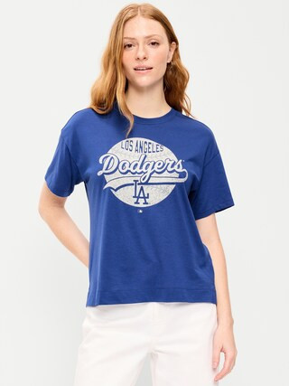 Los Angeles Dodgers Crew-Neck T-Shirt for Women | Old Navy (US)