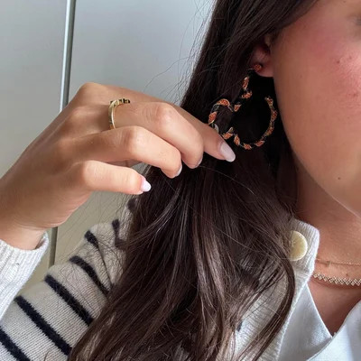 Mickey Mouse Disney Spooky Outline Earrings - Black | BaubleBar (US)