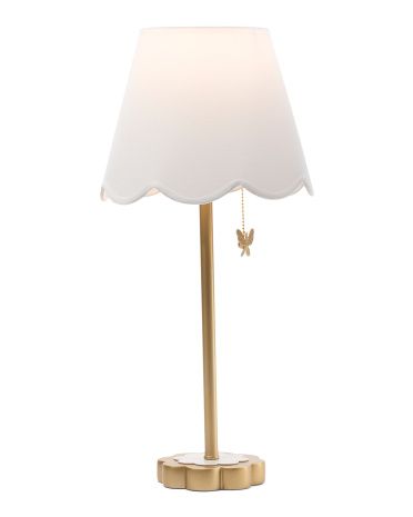 Set Of 2 21in Floral Base Scalloped Shade Table Lamps | Bedroom | Marshalls | Marshalls