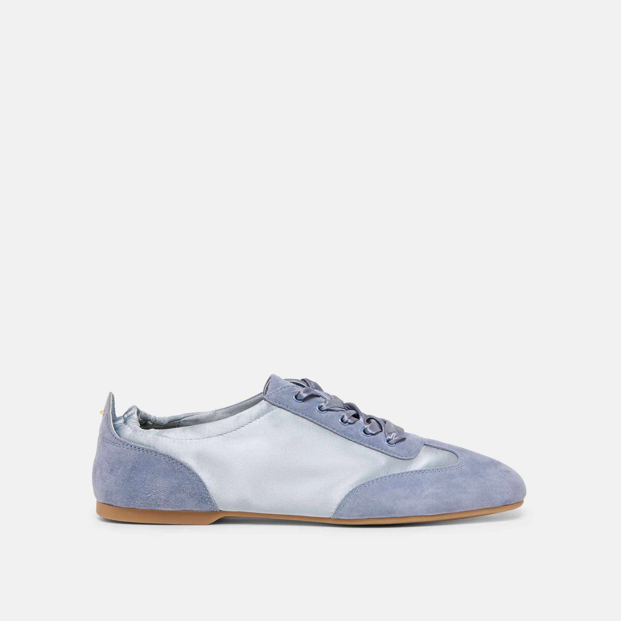 Itzy Periwinkle Satin Sneakers | Dolce Vita | DolceVita.com