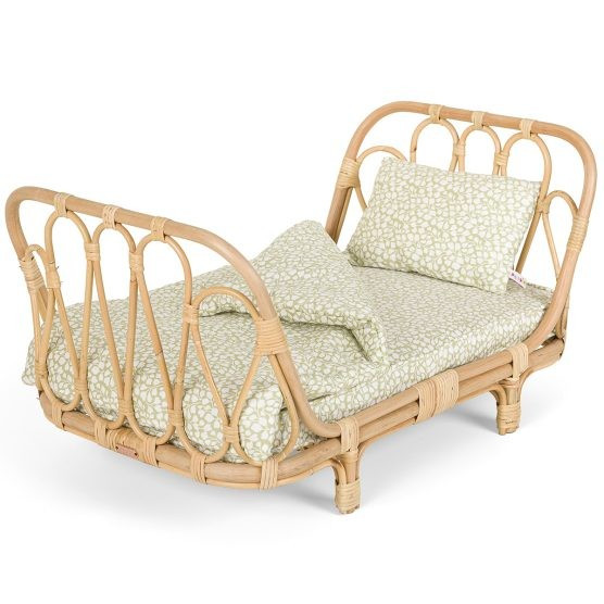 Poppie Toys Leaves Bedding – Olive | The Tot