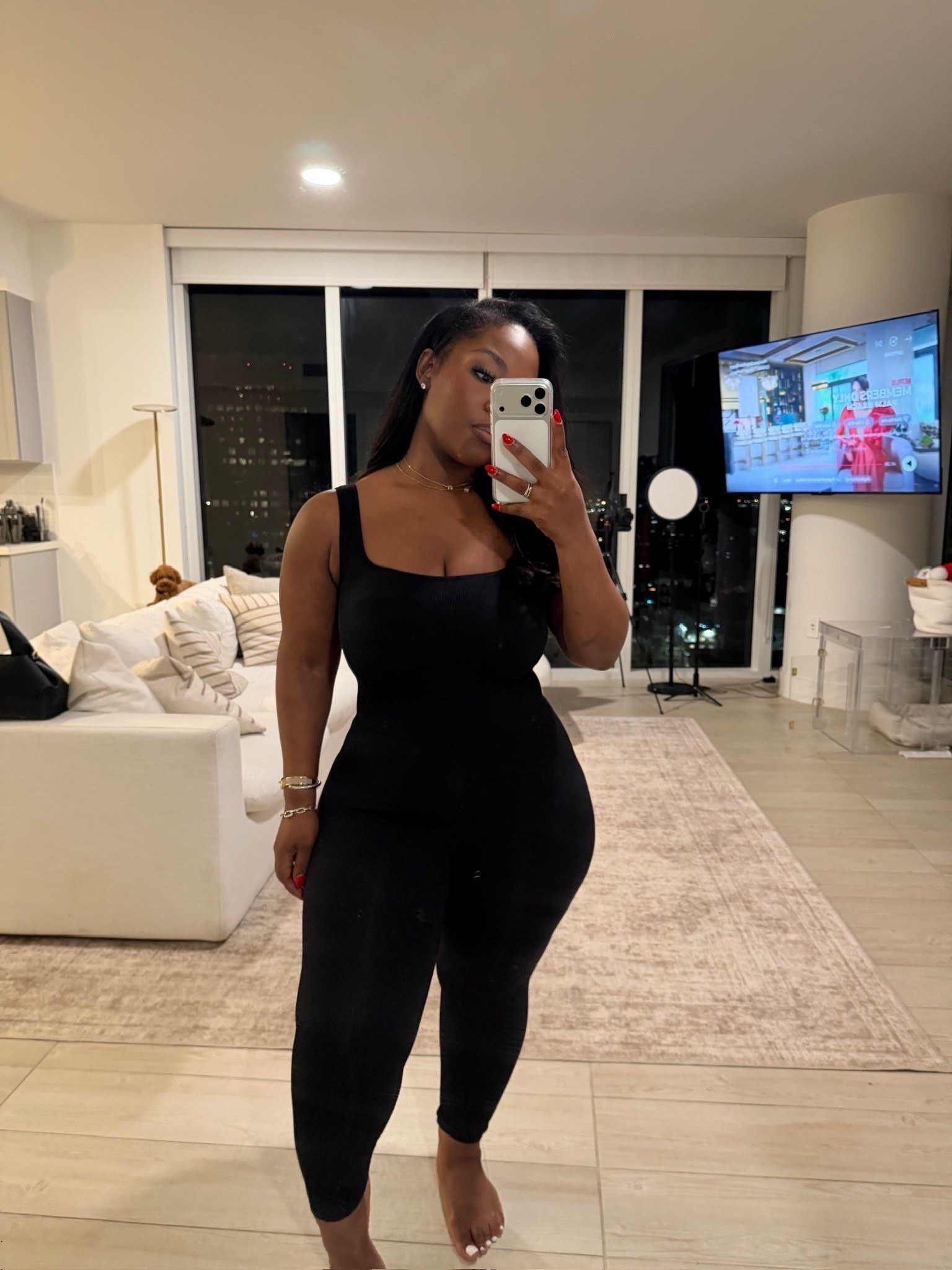 Body is bodying in this jumpsuit 🤏🏾 
Such a good Amazon find and it’s on sale✨

Linking other jumpsuits I love below!

Wearing size L 

Amazon jumpsuit, Amazon sale, layering, square neck, curvy girl outfits, Emmy Petit 

#LTKMidsize #LTKSaleAlert #LTKPetite