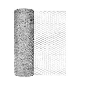 GARDEN CRAFT 150-ft x 2-ft Gray Steel Chicken Wire Rolled Fencing with Mesh Size 1-in | Lowe's