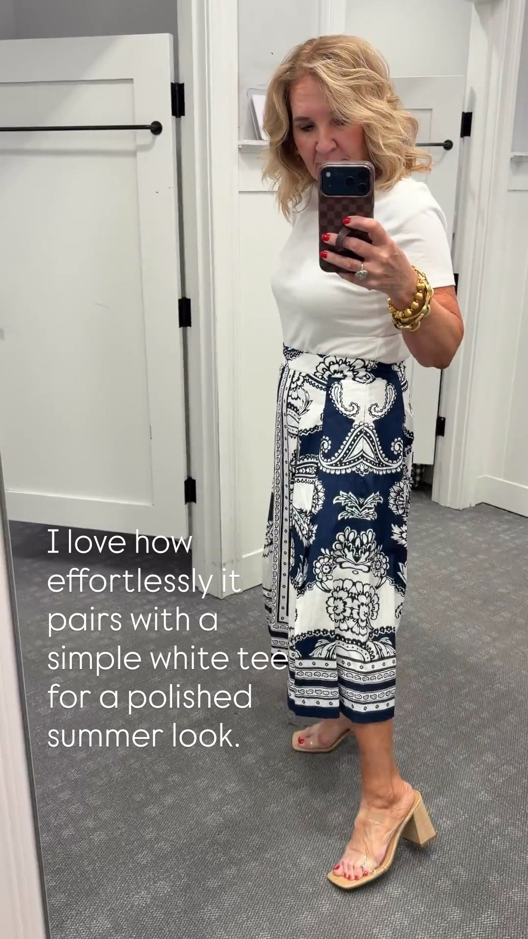 It’s on sale right now, making it the perfect time to add this classic piece to your wardrobe.

I love how effortlessly it pairs with a simple white tee for a polished summer look. 

💡 LTK MADE EASY
❤️ Heart = Support my posts!
🔖 Save = Get sale & restock alerts
📋 Lists = Keep favorites organized
📲 Share = Send lists and products to a friend. Hello, Christmas List!
💬 Comment = Ask me anything about sizing or fit. :-)

#LTKootd #LTKOver40 #LTKSaleAlert
