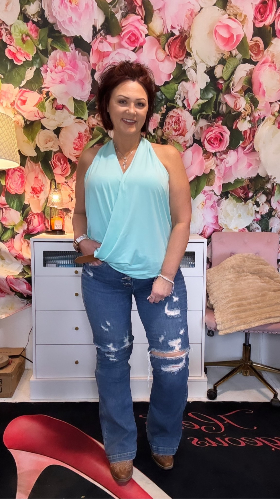 Easy, everyday style that still makes you feel put together 💙

This is one of those outfits you throw on and instantly feel GOOD in—flowy tank, distressed jeans, and my go-to cowboy boots to finish it off. Simple, comfy, and just enough edge.

I linked a couple blouse options + all my staples so you can mix, match, and make it your own 👇

#LTKdayinmylife #LTKOver40 #LTKootd