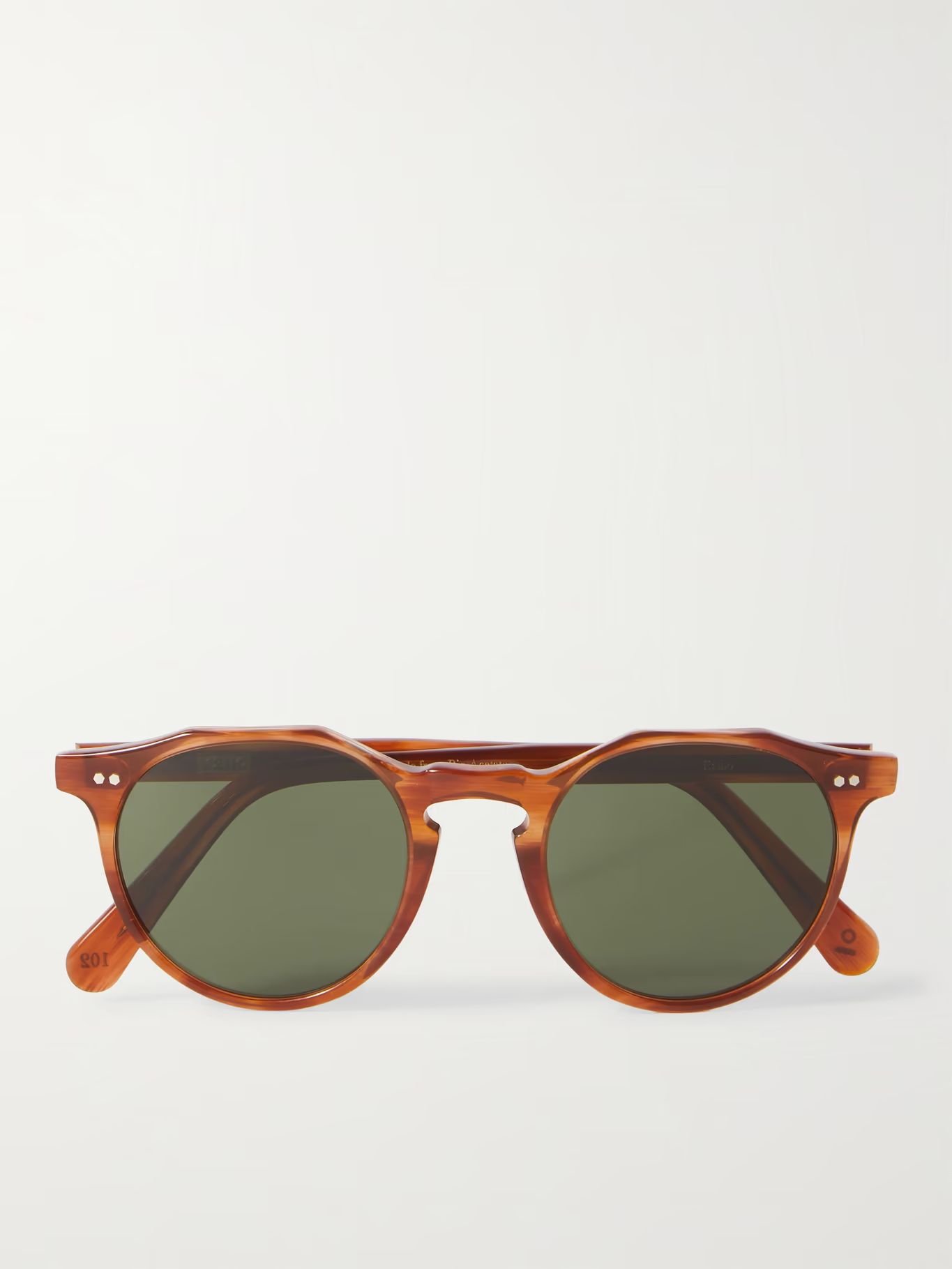 Kallio Whiskey Round-Frame Acetate Sunglasses | Mr Porter (UK)