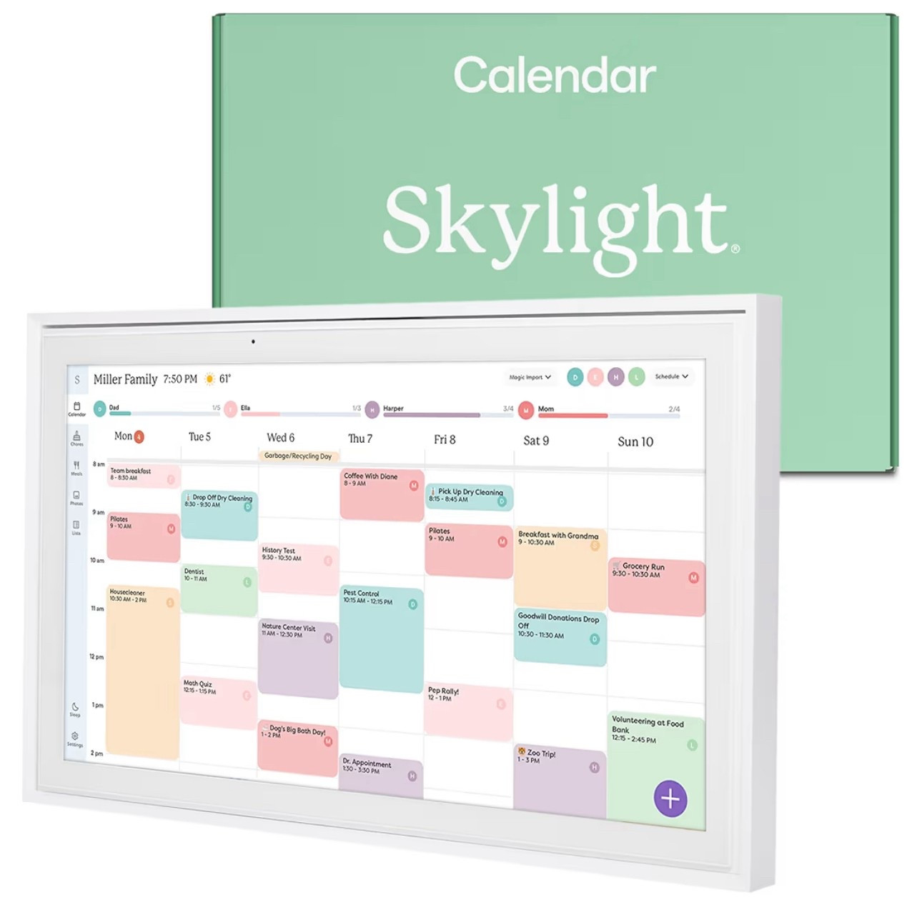 Visit the Store, Skylight
Skylight
Visit the Store
4.5
4.5 out of 5 stars
(2,852)
Skylight Calendar: 15-inch Wall Planner Digital Calendar & Chore Chart, Smart Touchscreen Interactive Display for Family Schedules – Wall Mount Included, Great for Organizing Your 2025 Calendar

#LTKKids #LTKFamily #LTKSummerEdit