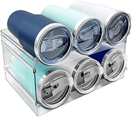 Spaclear Water Bottle Organizer, Stackable Kitchen Pantry Organization and Storage Shelf, Plastic Wa | Amazon (US)