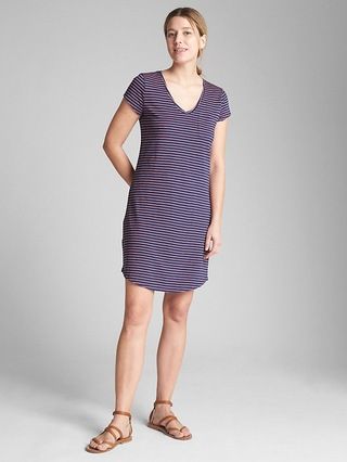 Short Sleeve Pocket T-Shirt Dress | Gap US