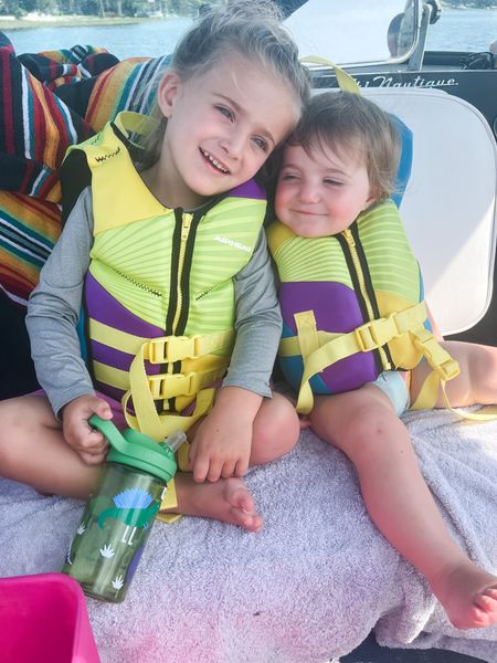Happy babies on a boat! These are the best infant/children coast guard approved jackets! ☀️ They are comfy & stylish plus the kids love to swim in them! 

#infantpfd #pfd #boatlife #lakelife #childpfd

#LTKswim #LTKfamily #LTKkids