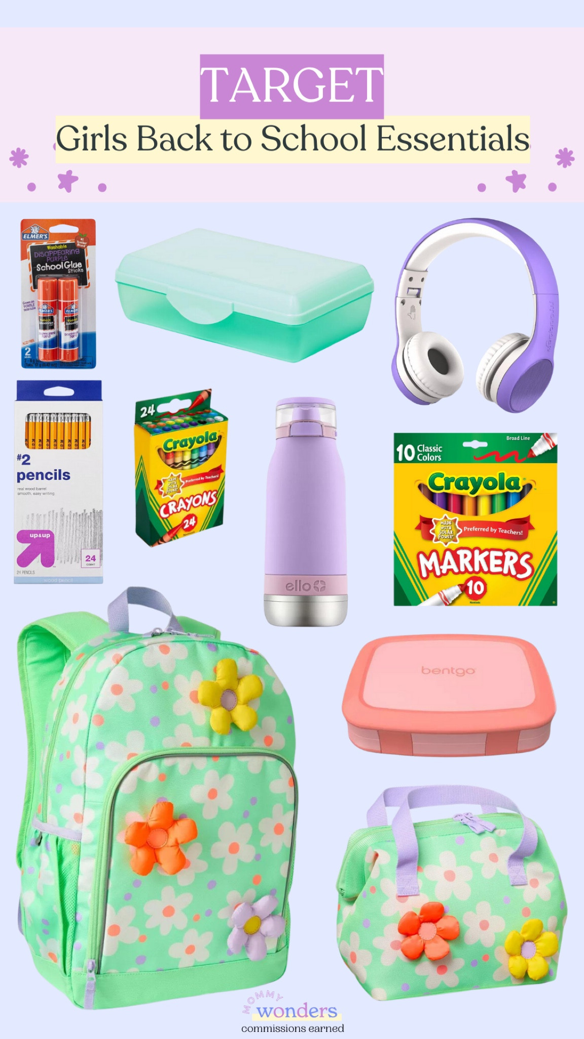 Target has back to school essentials! Here is a cute backpack and lunch box that matches so well with this water bottle, pencil box, and bentgo box! 

#LTKStyleTip #LTKBacktoSchool #LTKKids