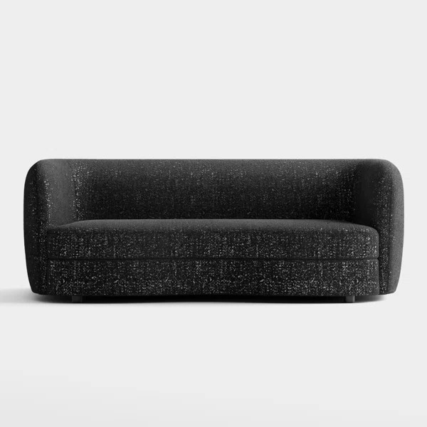 82.5'' Tuxedo Arm Curved Sofa | Wayfair North America