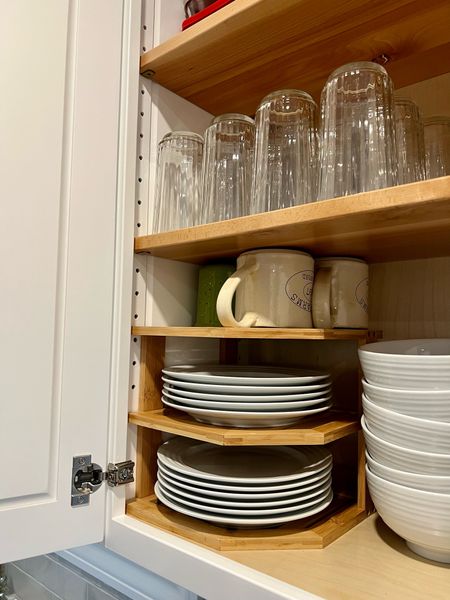 Kitchen cabinet organization, cabinet organizer, dishes, kitchen storage, glasses 

#LTKstyletip #LTKfindsunder50 #LTKhome