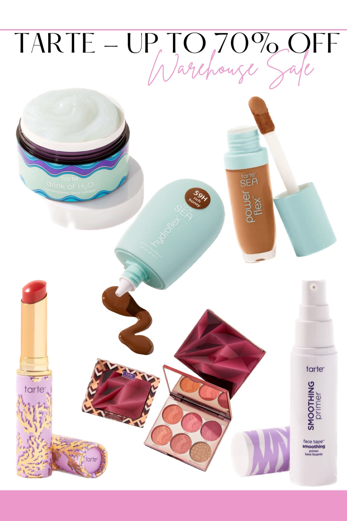 anniTarte is having a huge warehouse sale right now!! Up to 70% off!! Free shipping too. 
Use code EXTRA20 for extra 20% off. 

Lip sticks, moisturizer, pallets, creams, primer, everything!!😍

#LTKsalealert #LTKbeauty #LTKFind