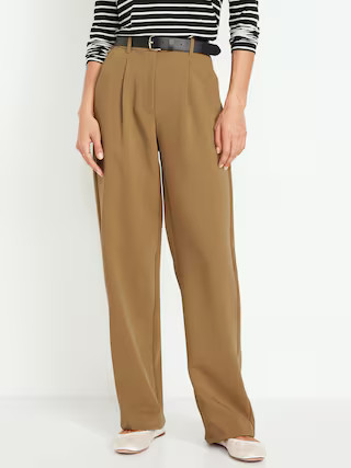 Extra High-Waisted Taylor Wide-Leg Trouser Suit Pants | Old Navy (US)