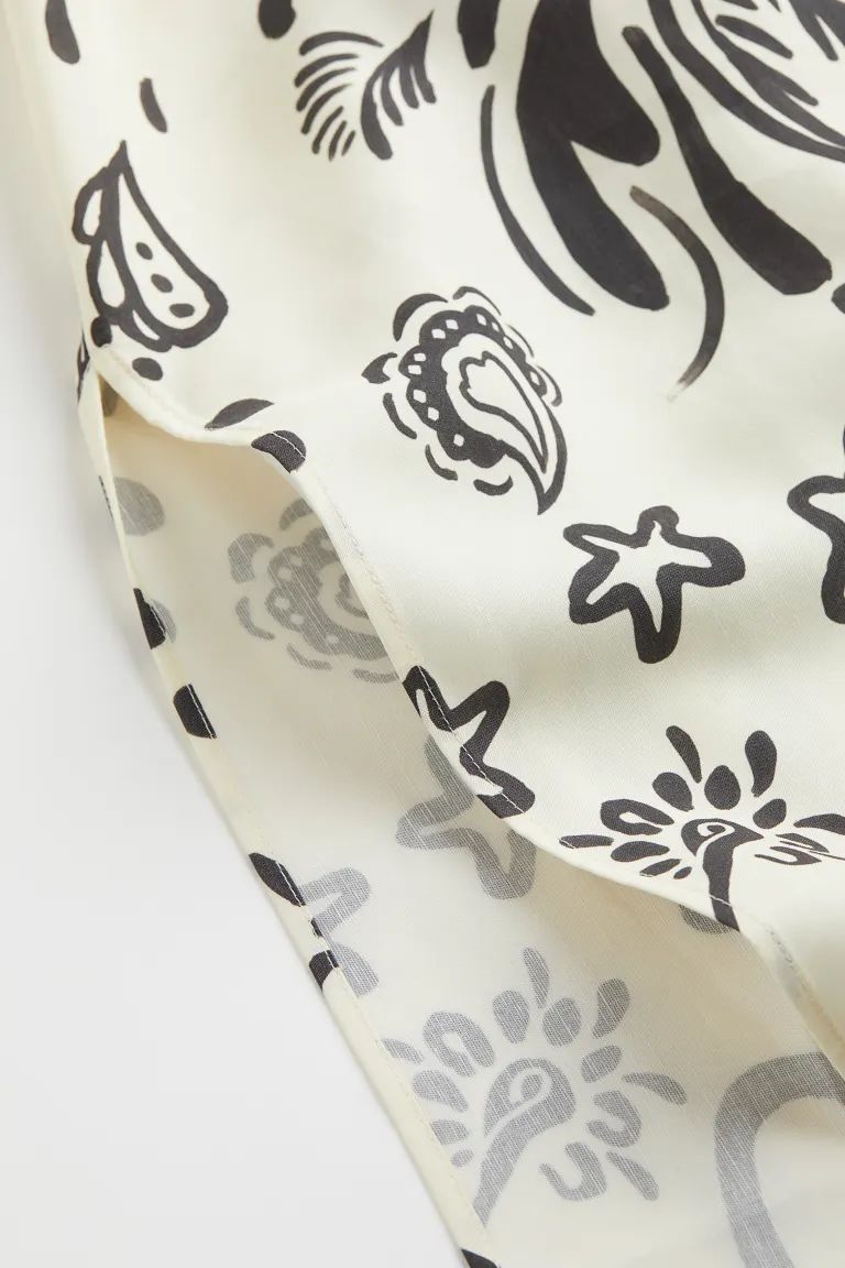 Knot-detail patterned dress | H&M (DE, AT, CH, NL, FI)
