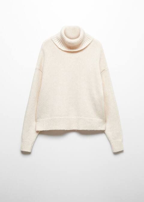 Turtleneck knitted sweater -  Women | Mango USA | MANGO (US)
