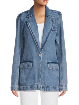 Washed Denim Blazer | Saks Fifth Avenue OFF 5TH