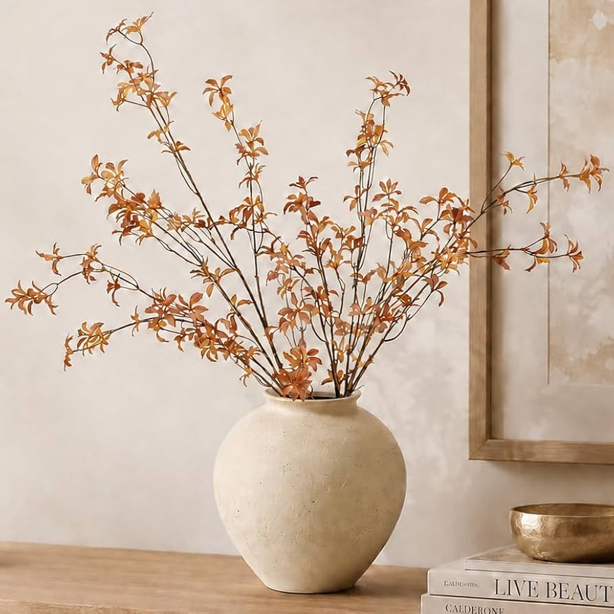 Avoeco 5 Pcs 29 Inch Real Touch Faux Enkianthus Fall Branches | Amazon (US)