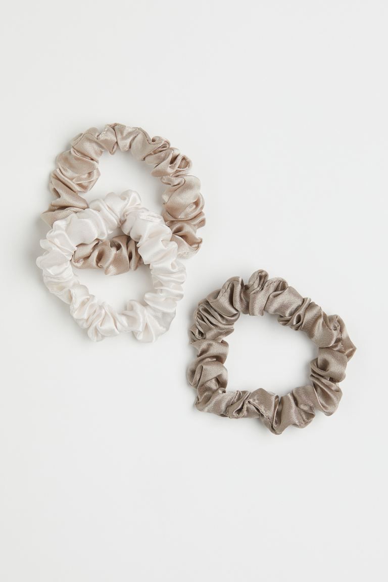 3-pack Silk Scrunchies | H&M (US)