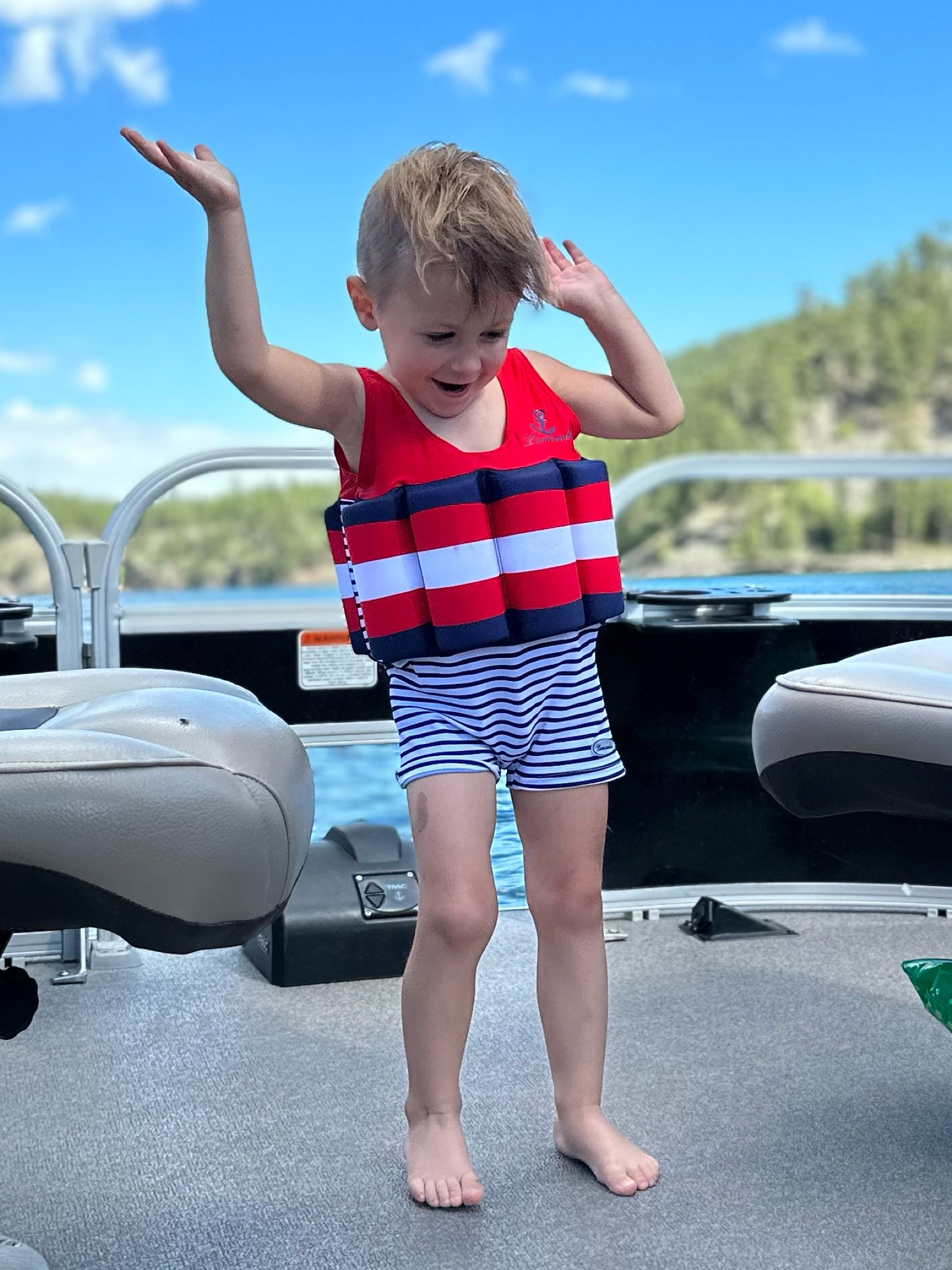 The cutest boy flotation swimsuit! So much easier to swim in than a life jacket and keeps their arms free unlike a puddle jumper 

#LTKkids #LTKSeasonal #LTKswim