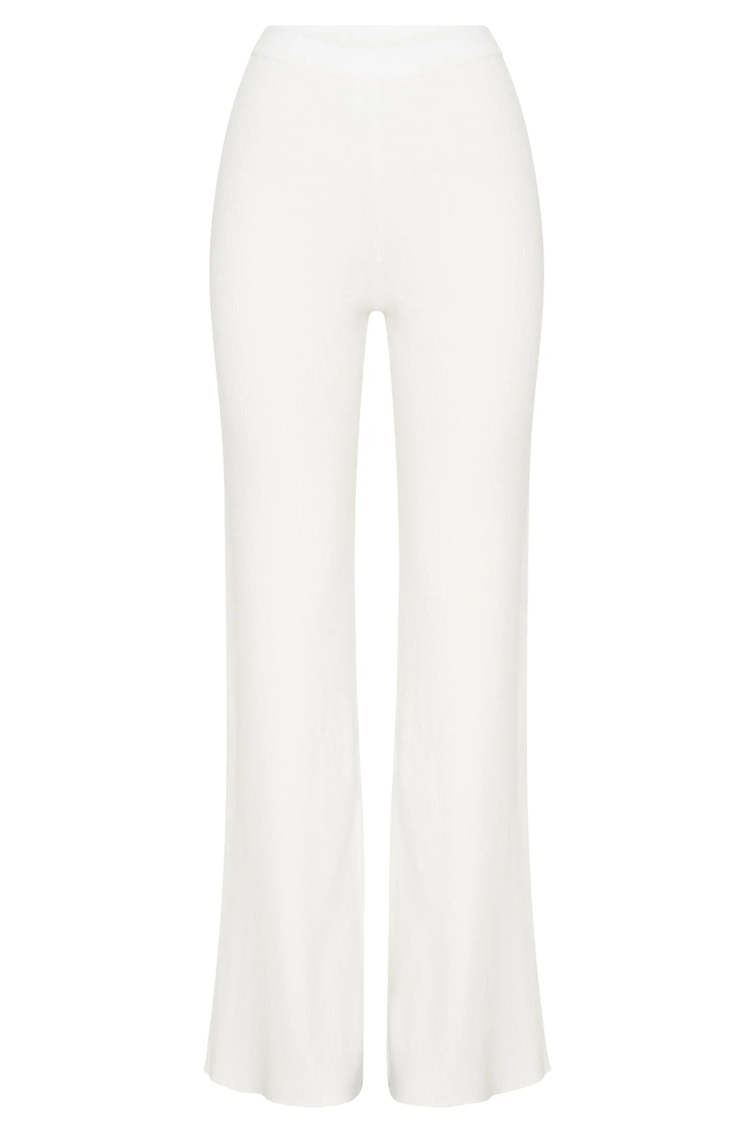 Jovie Knit Pants - Off White | MESHKI US