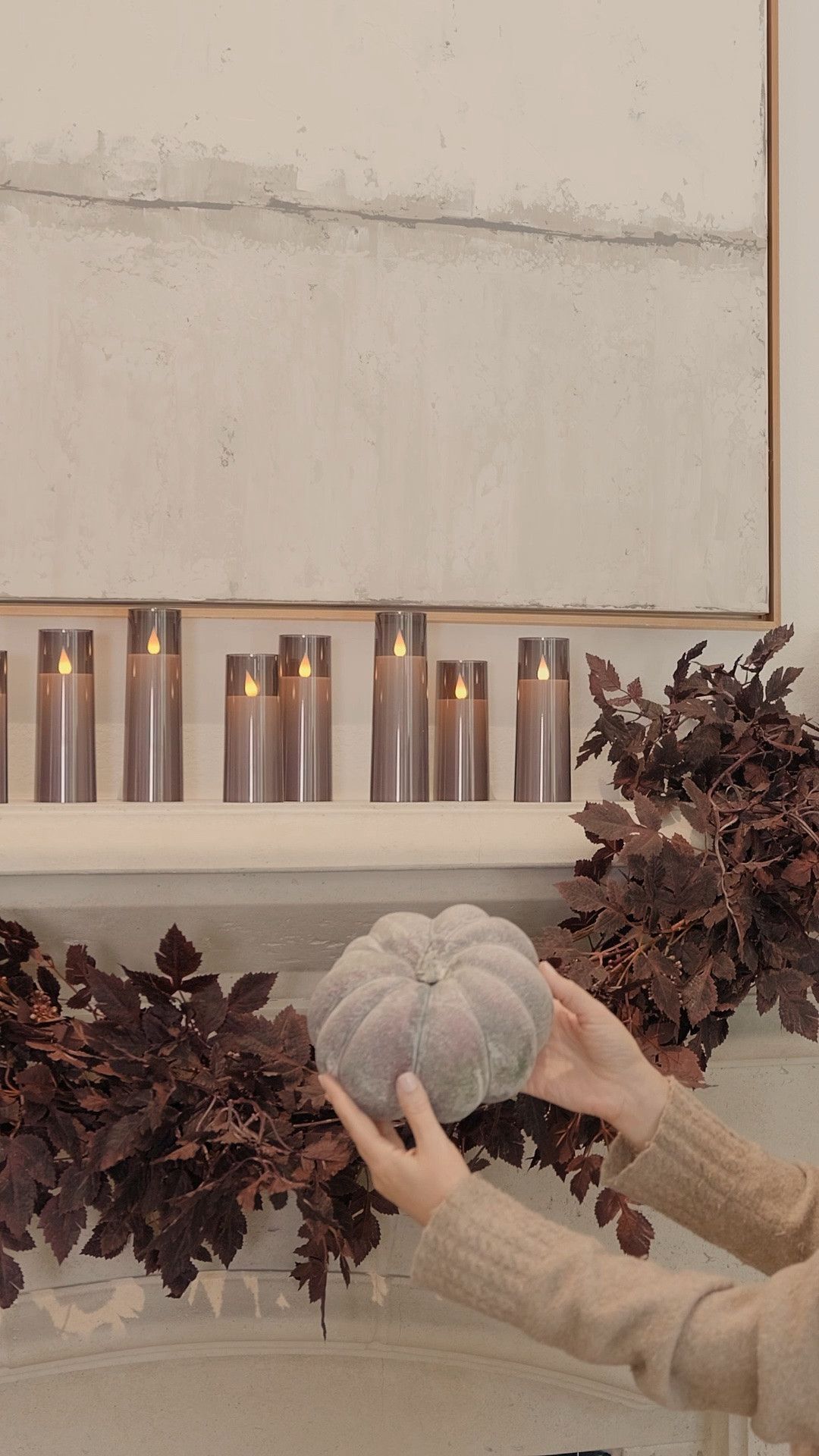 Instant. Moody. Fall…and Halloween Ready 🖤

Give your space an instant shift into fall and Halloween with rich, moody, and dramatic tones using these @Wayfair finds. Think deep plums, flickering candlelight, and the start of pumpkin season.

Everything is linked here to recreate this exact look. The garland is perfect for layering and I also styled it with stems for extra volume across the mantel. The candles give the most beautiful glow and are remote operated.
 Save this for your fall + Halloween inspo ✔️

#AD #wayfairpartner #wayfair #halloween #fallhome #pumpkinseason #falldecor #fallinspo #moodyfall

#LTKSeasonal #LTKHome