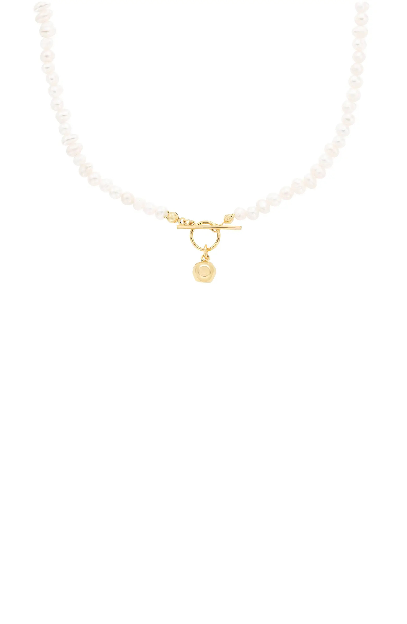 14k Gold Plated Elena Pearl Choker Dainty Minimalist Gift Idea | Nordstrom