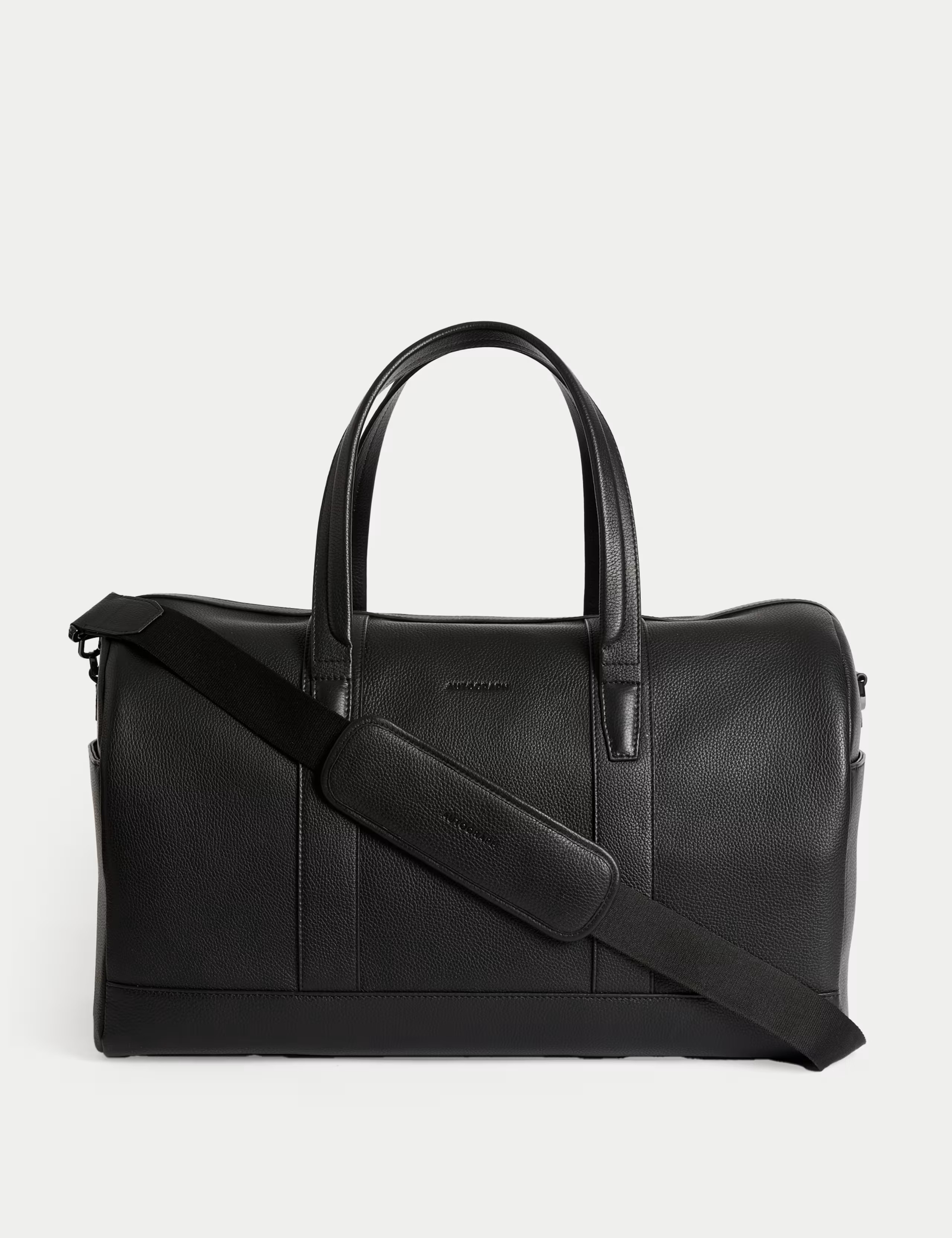 Leather Pebble Grain Weekend Bag | Autograph | M&S | Marks & Spencer (UK)