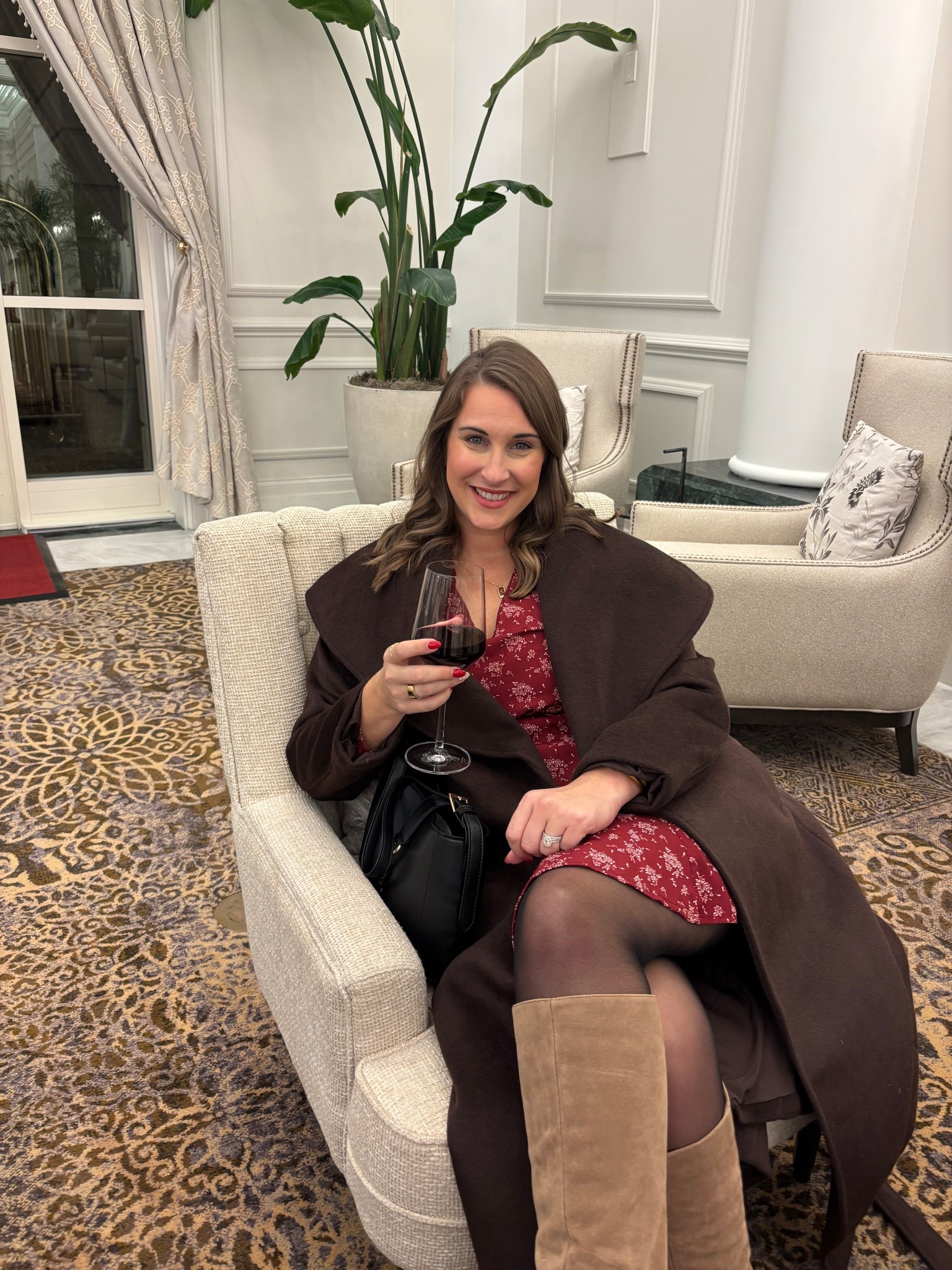 This coat is so chic & warm 

TTS- medium 

#LTKHoliday #LTKMidsize #LTKSaleAlert