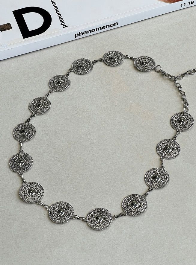 Laurz Chain Belt Silver | Princess Polly US