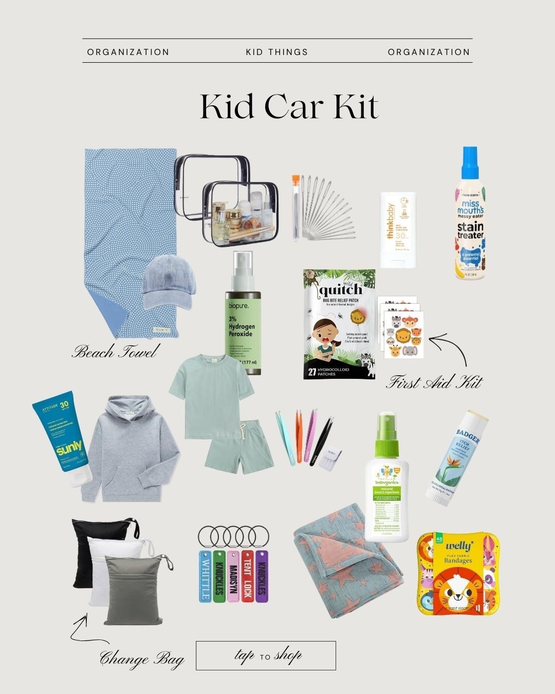 All the things I keep in the car for on the go! #LTKfamily